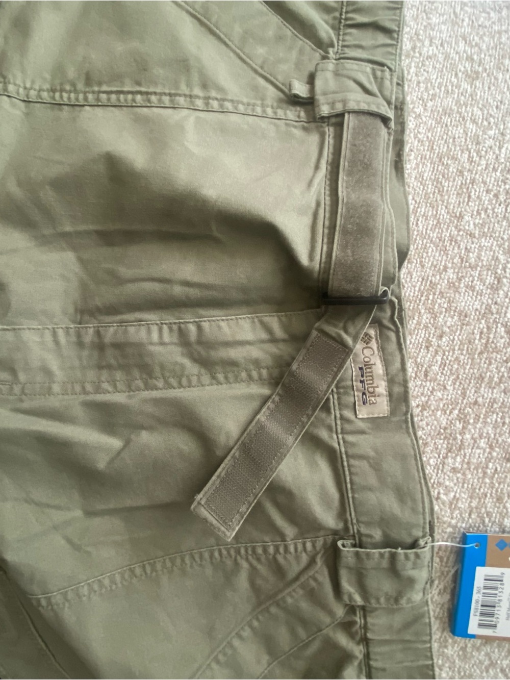 COLUMBIA PFG Omni Shade SPF 15 Shorts Fishing Green Made In Indonesia Men’s 2X - Picture 4 of 14